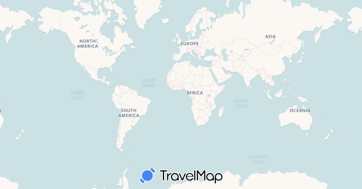 TravelMap itinerary: driving, bus, plane, train, boat in Germany, Denmark, Estonia, Finland, United Kingdom, Ireland, Iceland, Norway, Poland, Sweden, United States (Europe, North America)